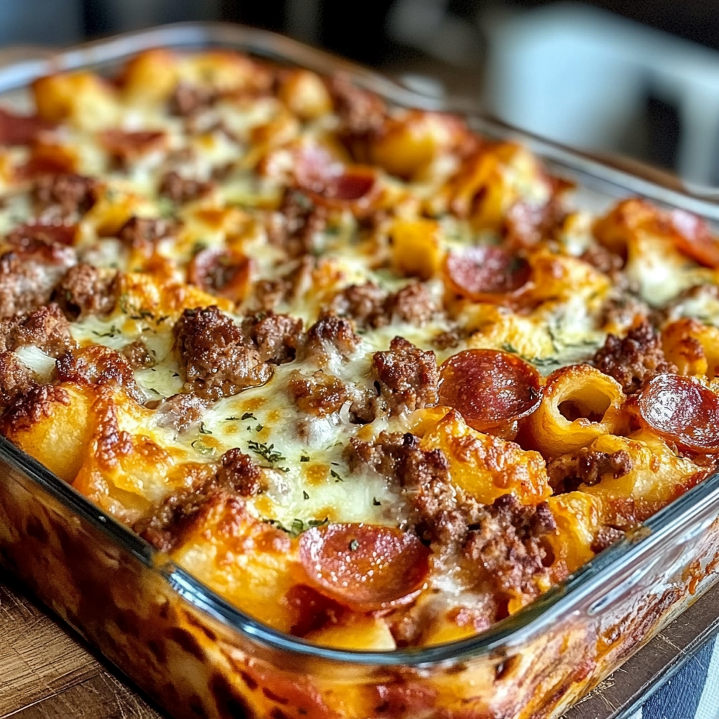 Meat Lover's Pizza Casserole